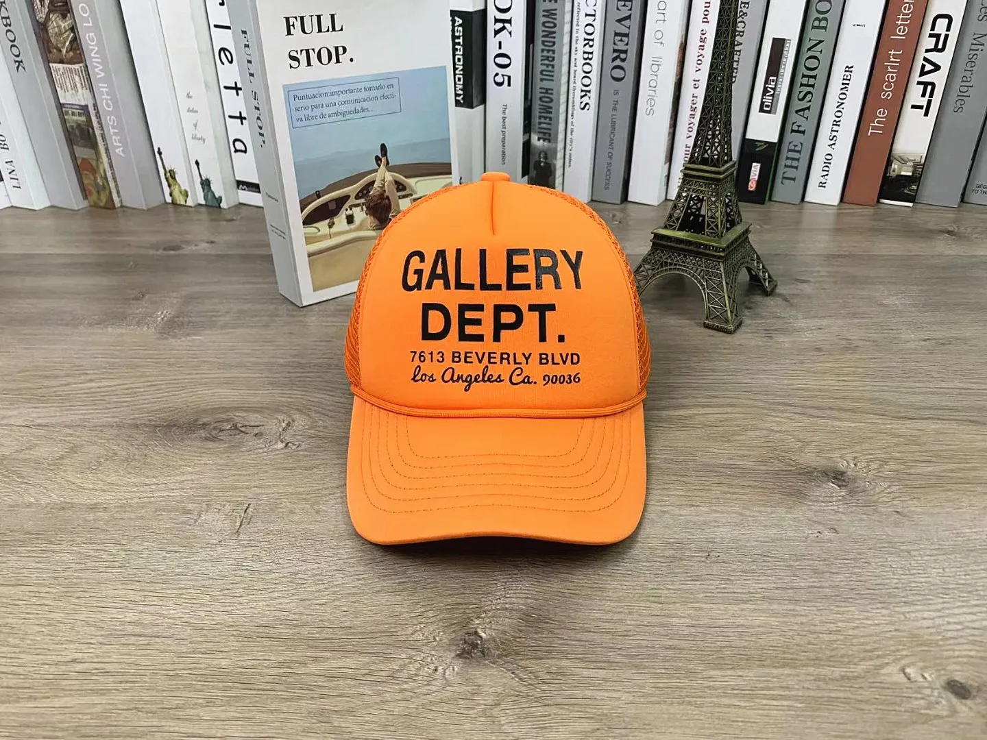 Non-returnable, non-exchangeable 9765#P76#GALLERY DEPT. Orange baseball cap mesh breathable peaked cap for men and women casual and versatile hat # Adjustable Color: Orange